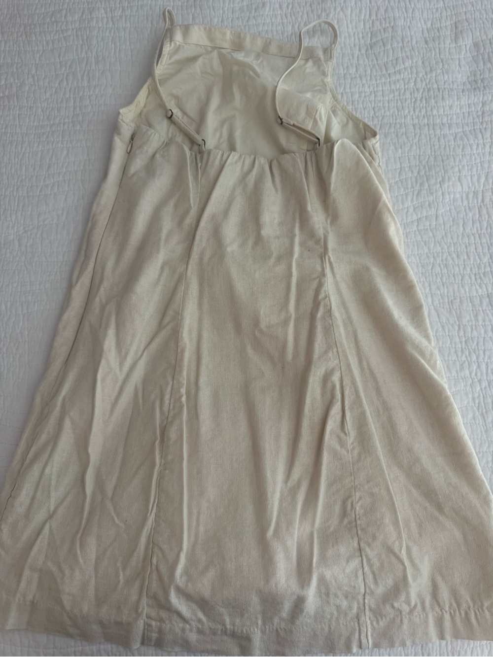 Abercrombie & Fitch Cream Slip Dress - Picture 2 of 4